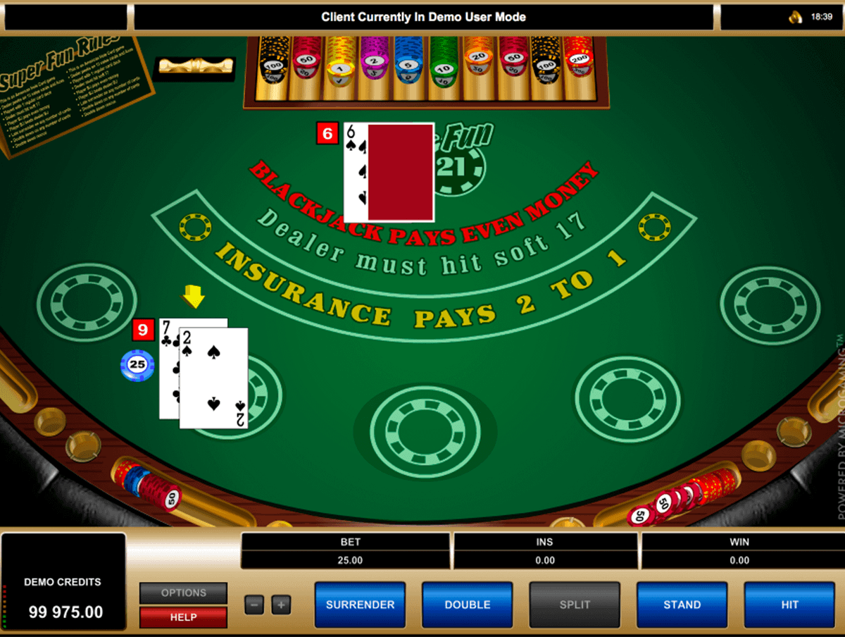 blackjack online free 1 miminum bet